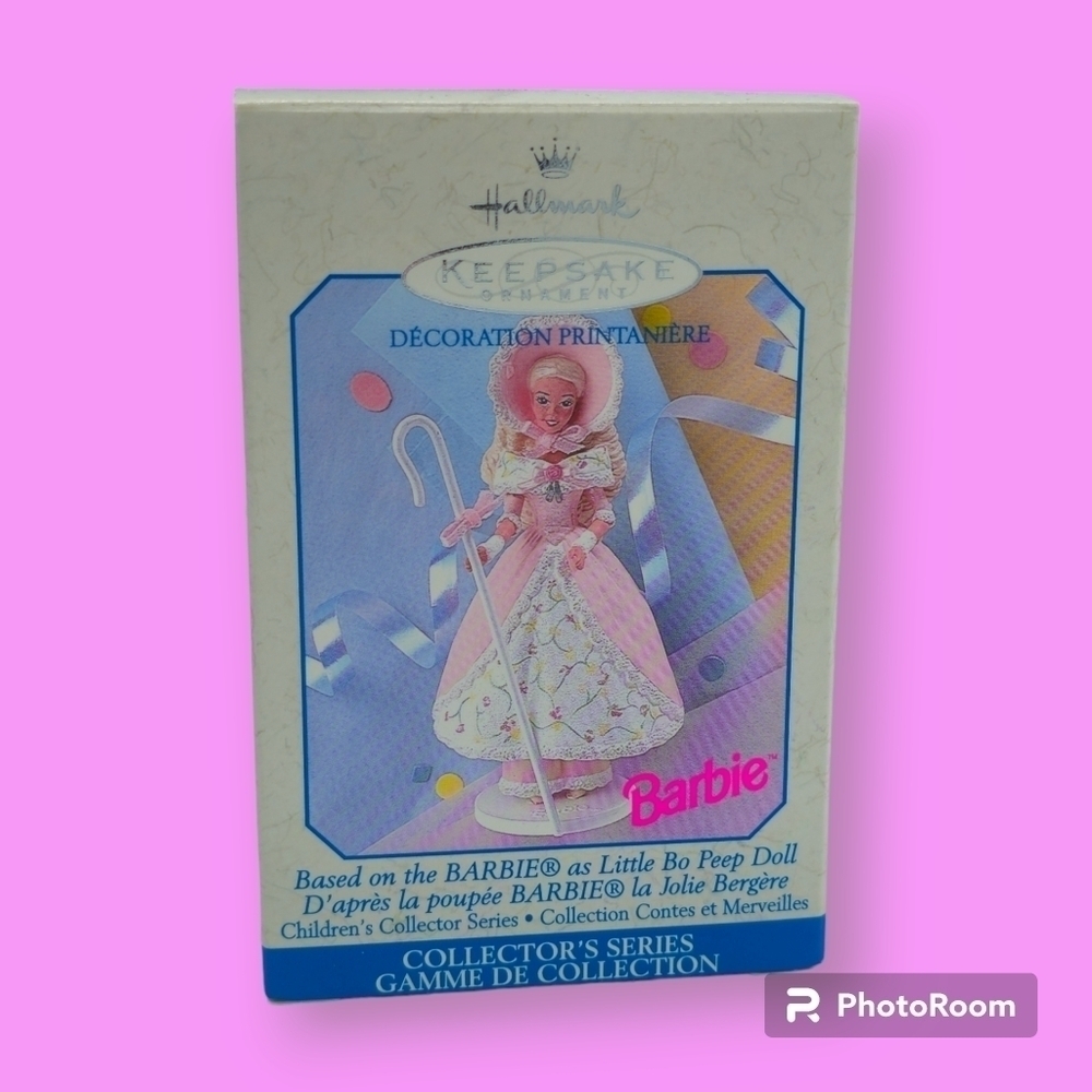 Vintage 1998 Hallmark Keepsake Little Bo Peep Barbie Ornament
